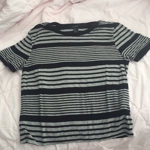 Forever 21 Striped Crop Top